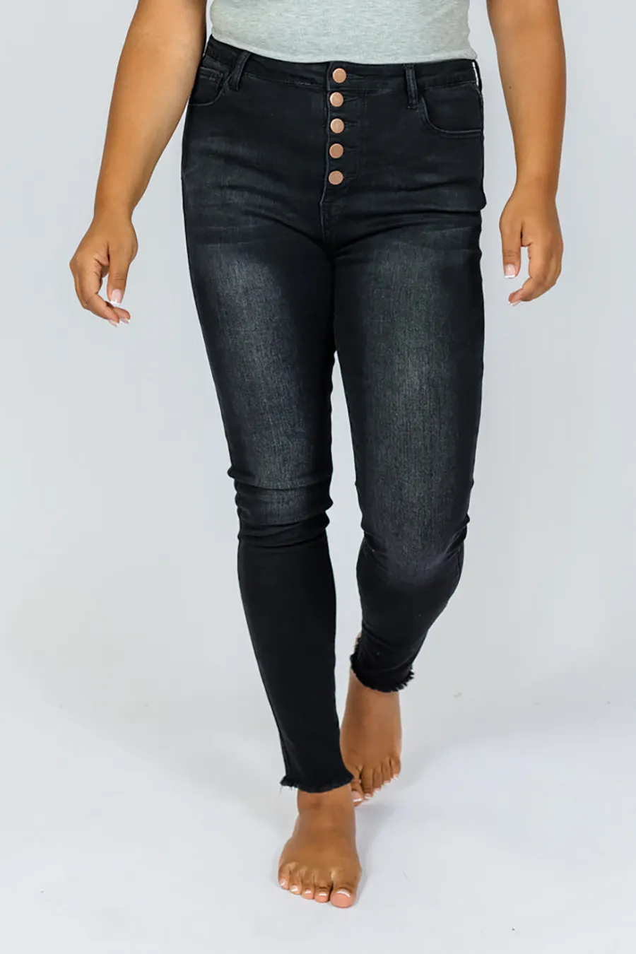 Regular Black Skinny Jeans