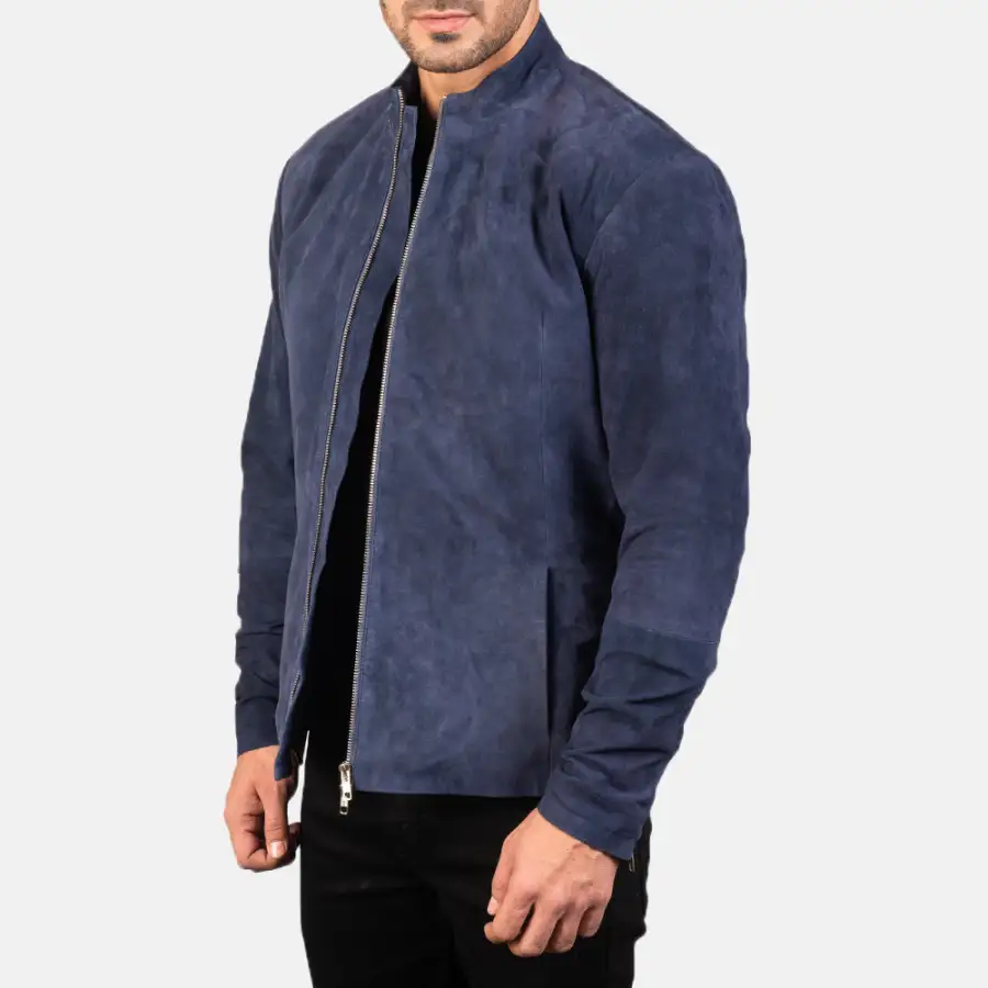 Men's Heritage Biker Suede Jacket