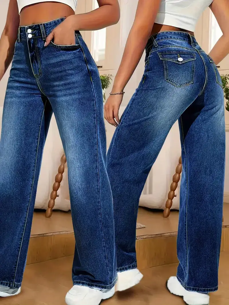 High Waist Everyday Casual Jeans