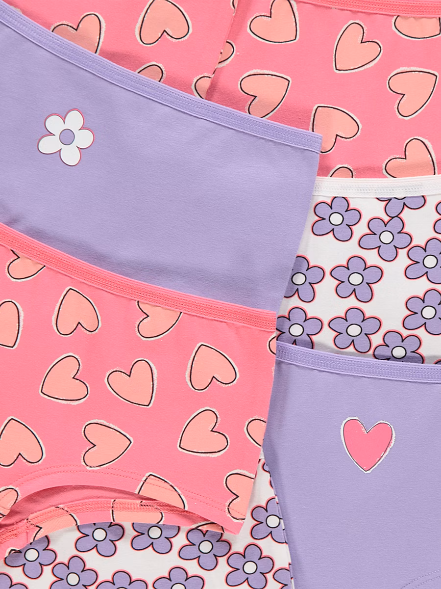 Floral Short Briefs 7 Pack detail 1