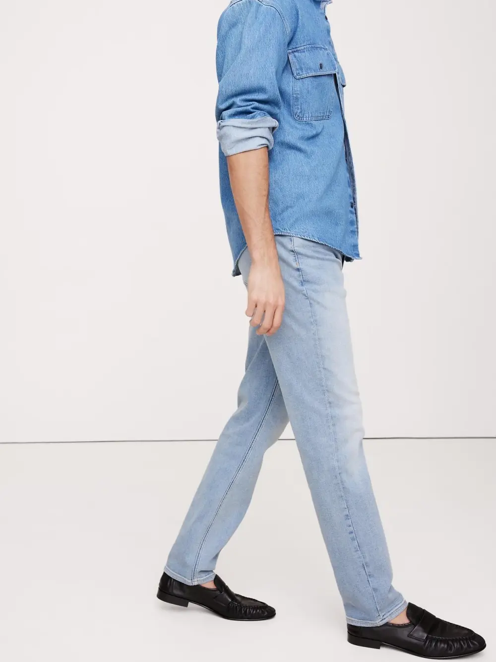 Men's Light Wash  Casual Fashion Jeans