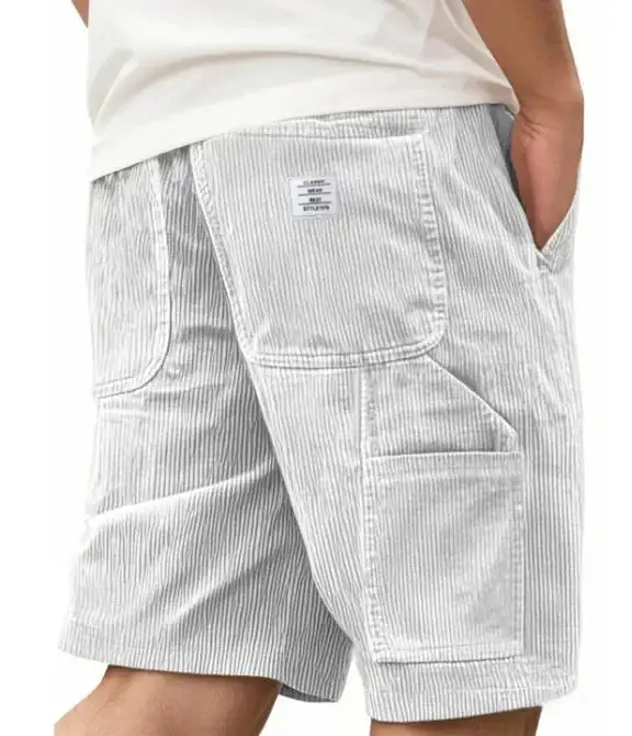 Men's Everyday Roomy Fit Utility Cargo Shorts for Daily Wear