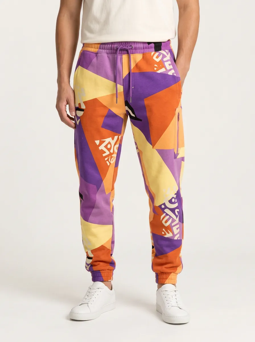 Men's Abstract Geometric Sweatpants