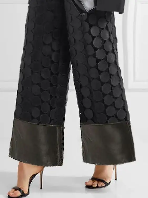 Women's Wide Leg Polka Dot Loose Fit Pants