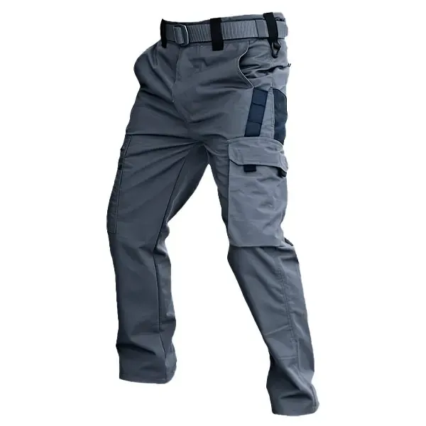 Men's Solid Color Tactical Work Pants