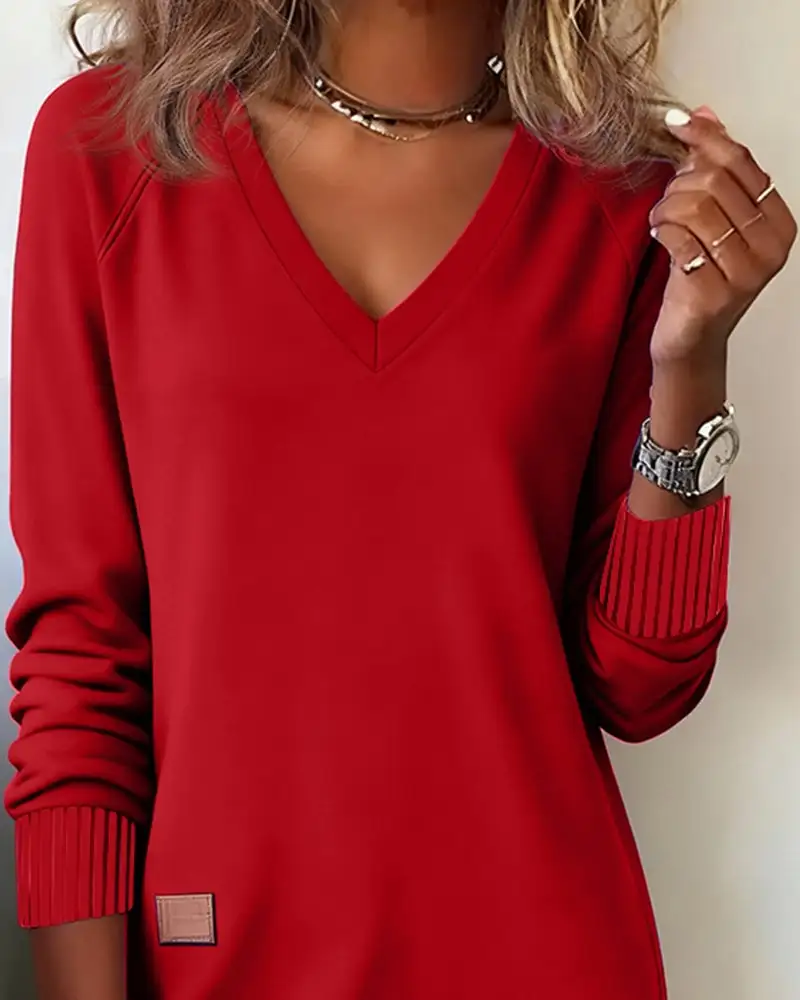 【🔥10k+ Sold】V-Neck Stylish Sweatshirt