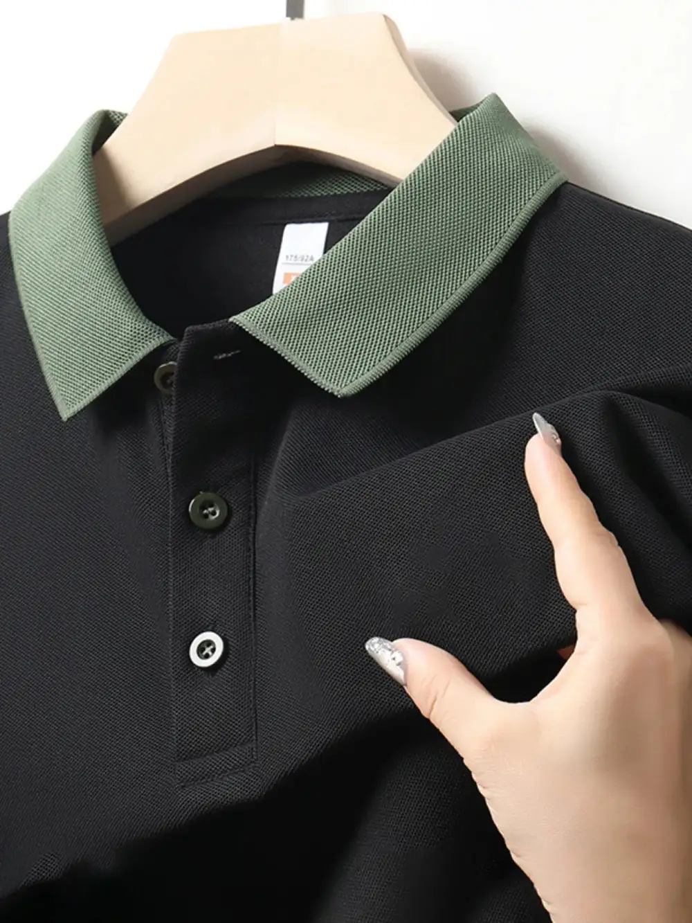 Everyday Contrast Detail Collared Short Sleeve Polo Shirt