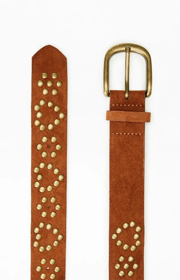 PacSun Faux Suede Studded Belt