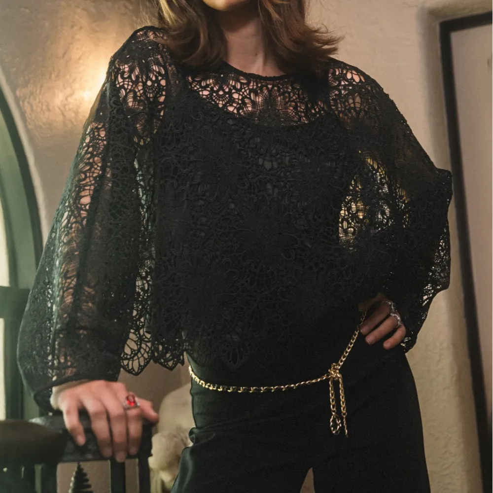 Floral Lace Top With Cami
