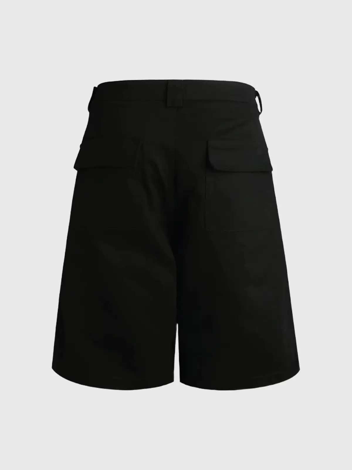 Wide-Leg Zipper-Detail Shorts