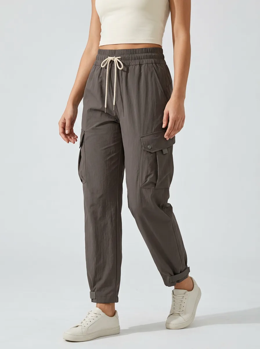 Drawstring Multi-Pocket Pocket Outdoor Breathable Cargo Pants