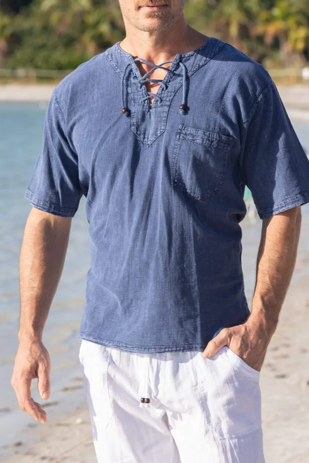 Men's Layered Woven Shirt