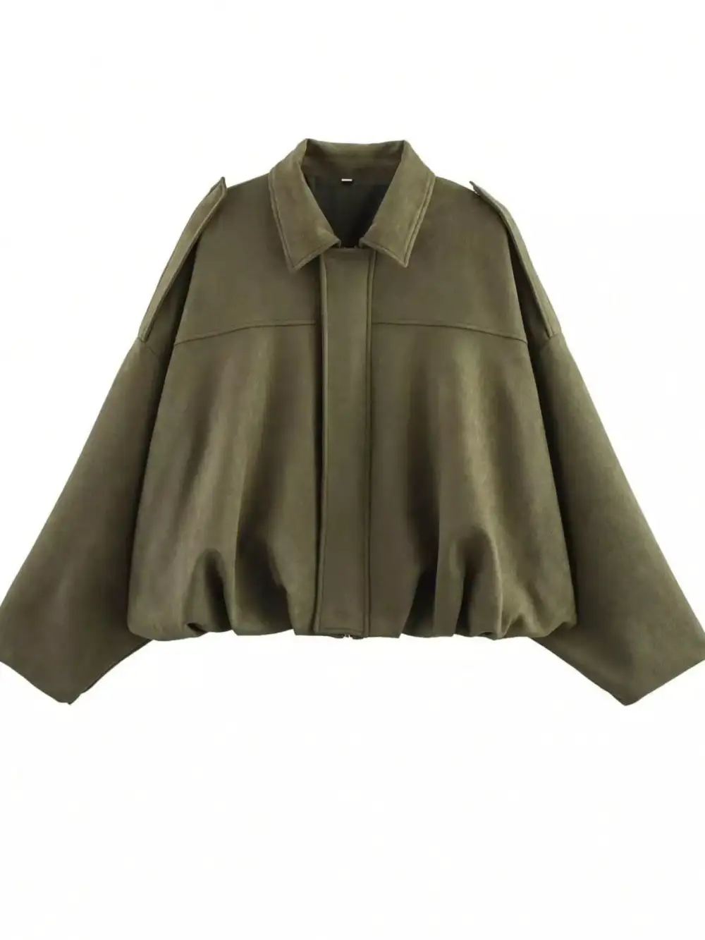 Zip Up Oversized Jacket Effortless Outfit Layer