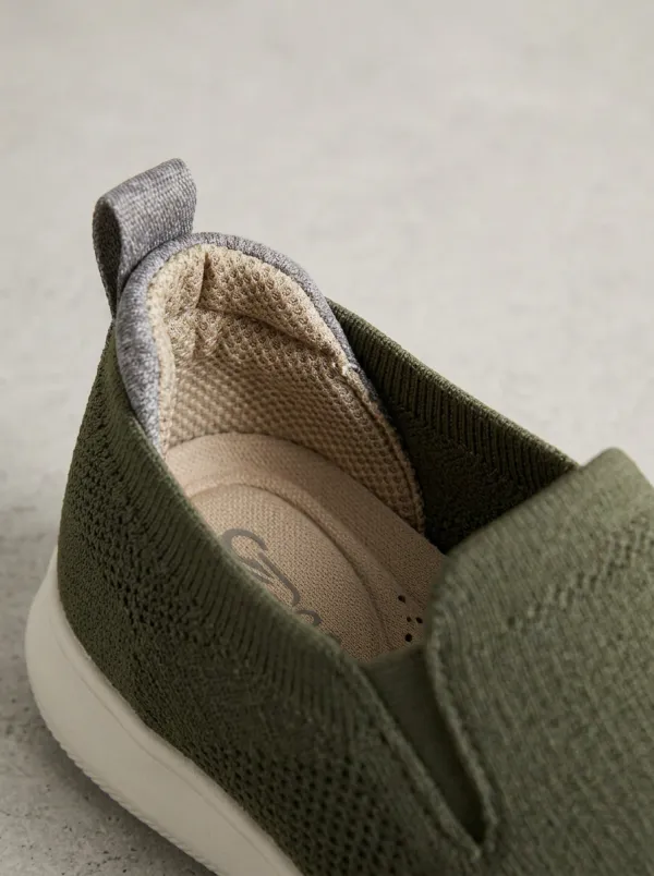 Signature Knit Slip-On Edit Men's Stretch Canvas Shoes