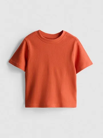 1-9yrs | Pure Cotton Waffle Textured T-Shirt