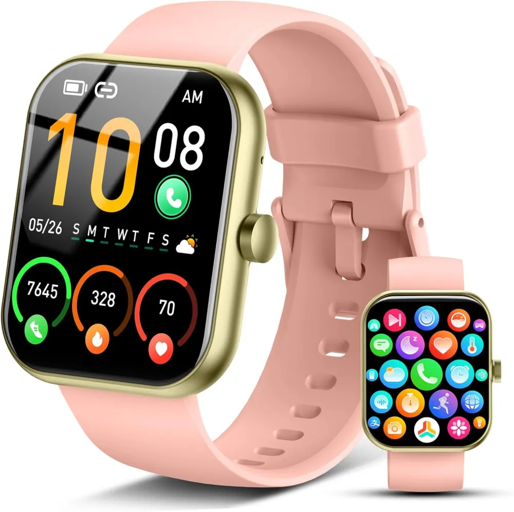 2026 Smart Watch for Men Women (Answer/Make Call), 1.96