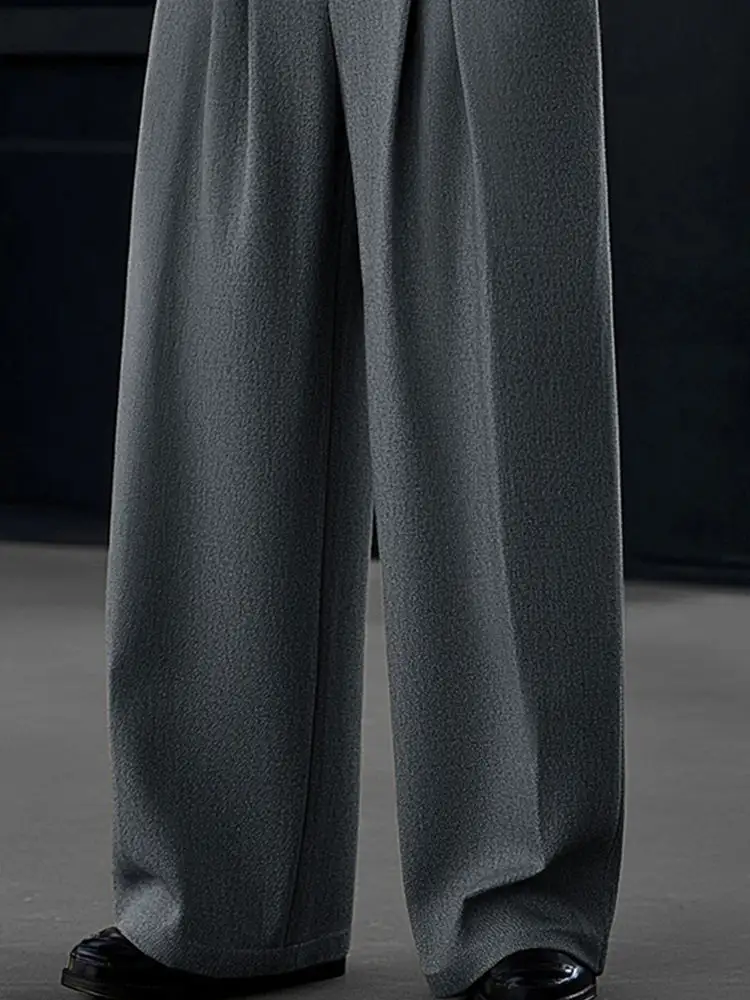 Relaxed Pleated Front Pants
