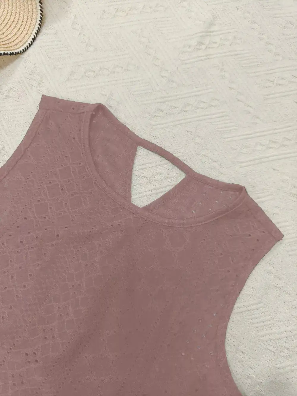 Criss-Cross Knit Tank Top