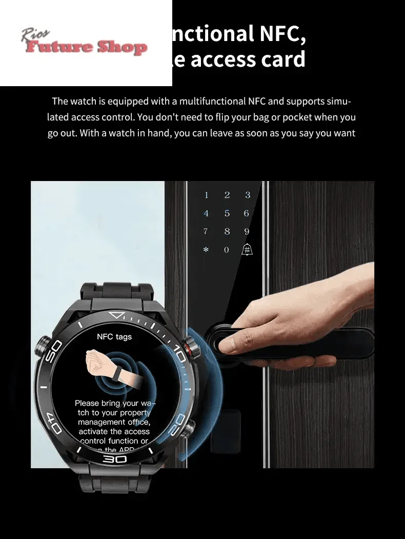 GS Ultimate Full Touch Screen Smartwatch