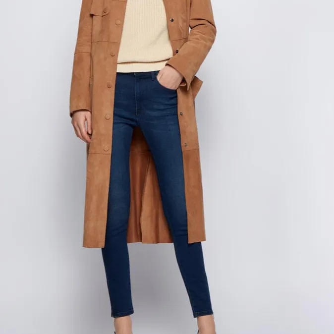 High-Rise Skinny Cropped Women's Jeans