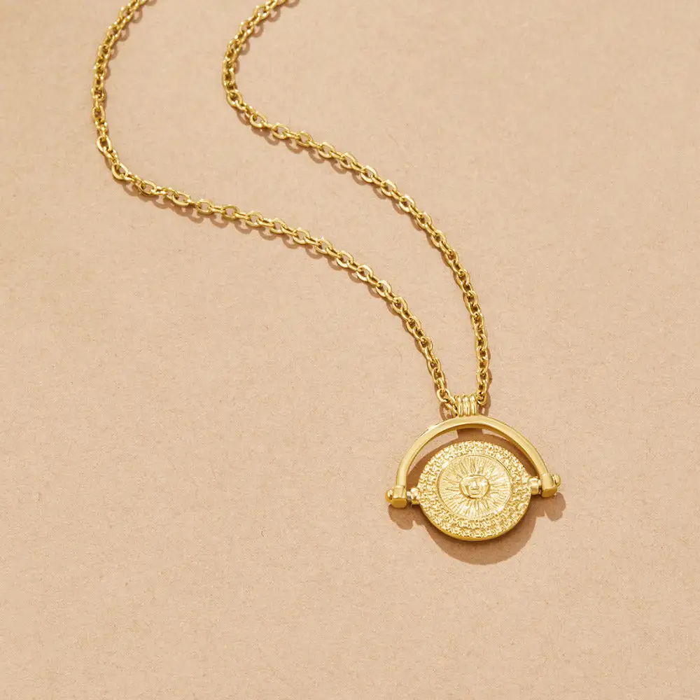 Sun Coin Necklace
