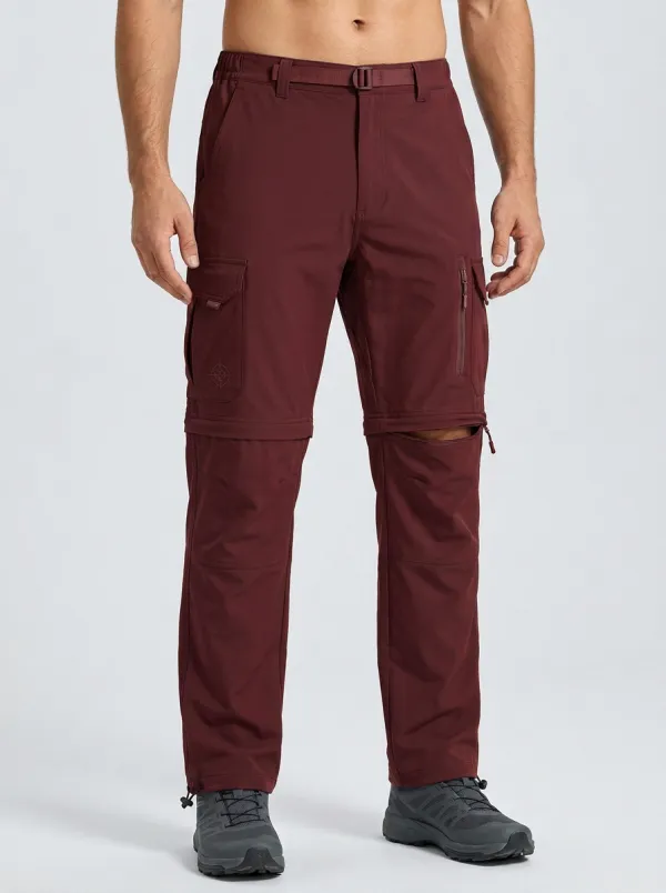 Men's Terrain Tactical Compass Graphic Waterproof Zip-Off Tactical Cargo Pants