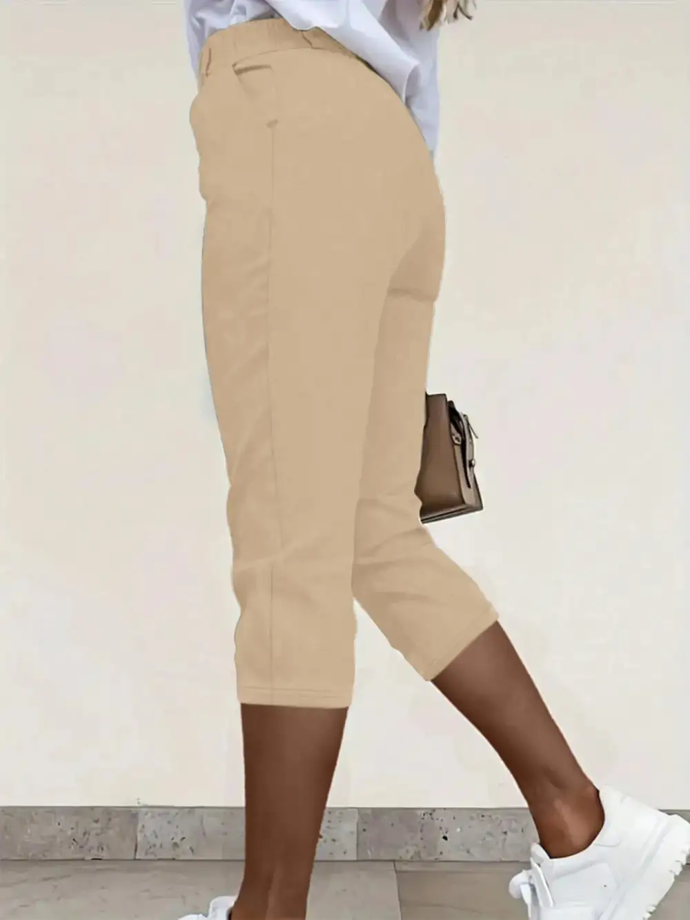 Pleated Detail Pants With Pocket