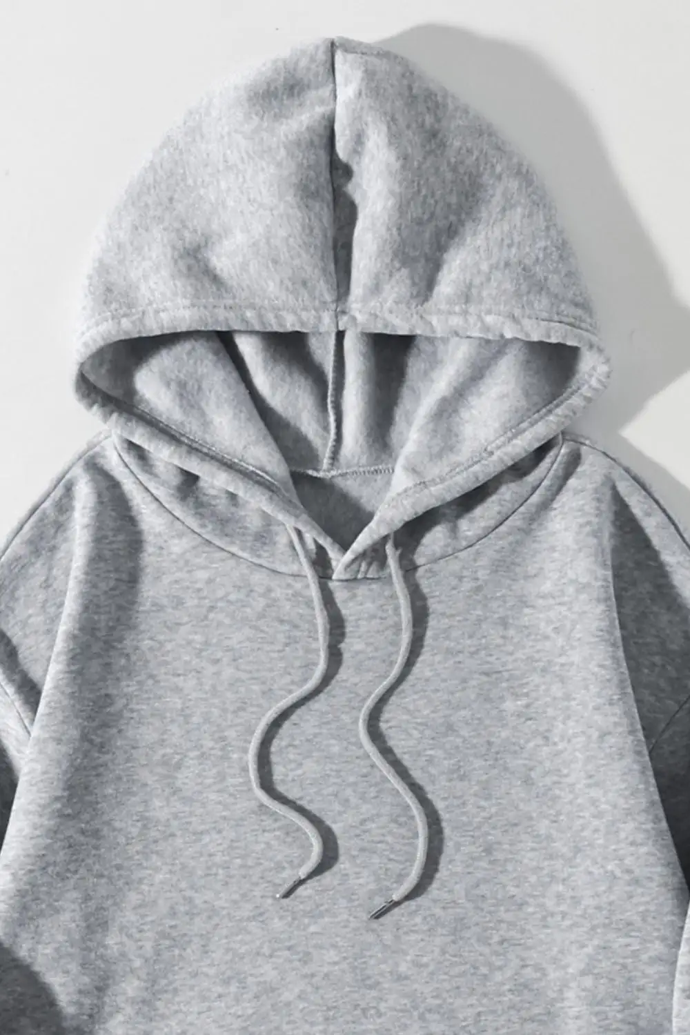 Refined Drawstring Pocketed Hoodie