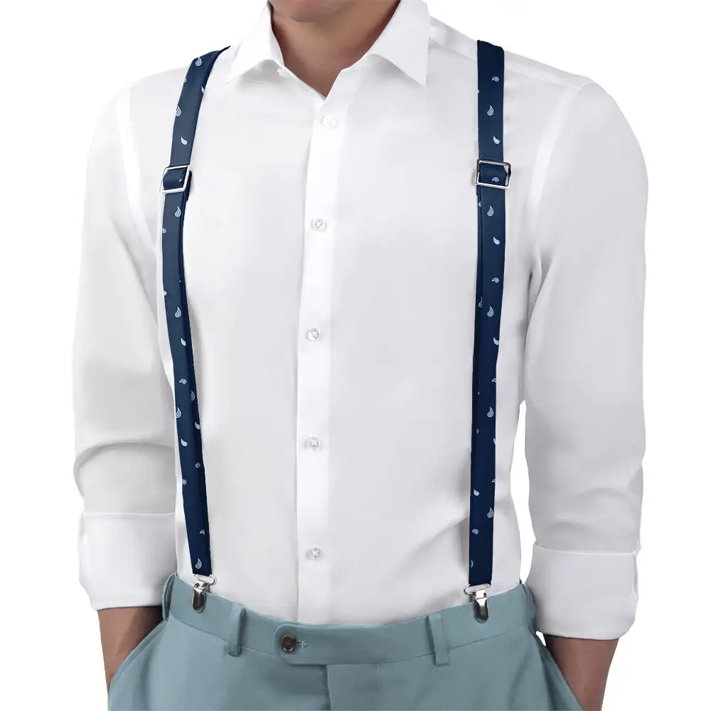 Petite Paisley Pattern Suspenders