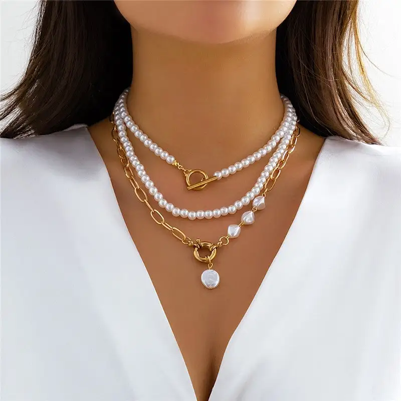 Irregular Pearl Necklace