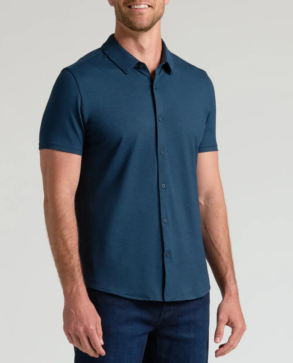 Daily Comfort-Knit Men's Casual Shirt