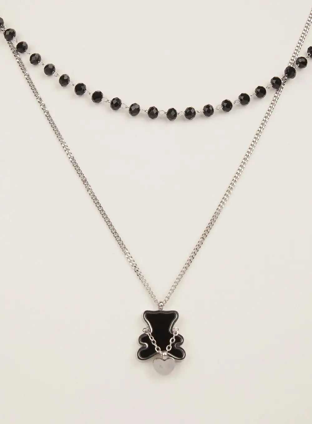 Bear Double Layer Necklace
