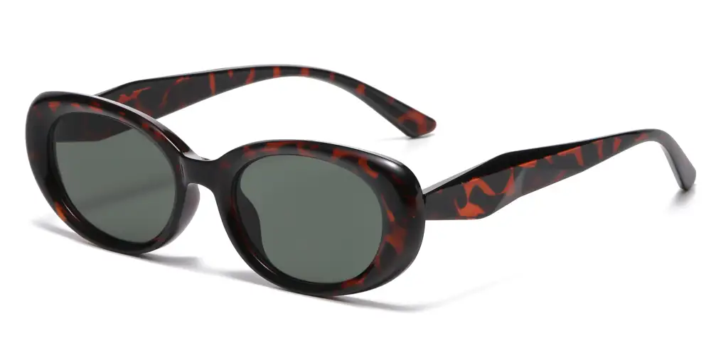 Rectangular Plastic Sunglasses