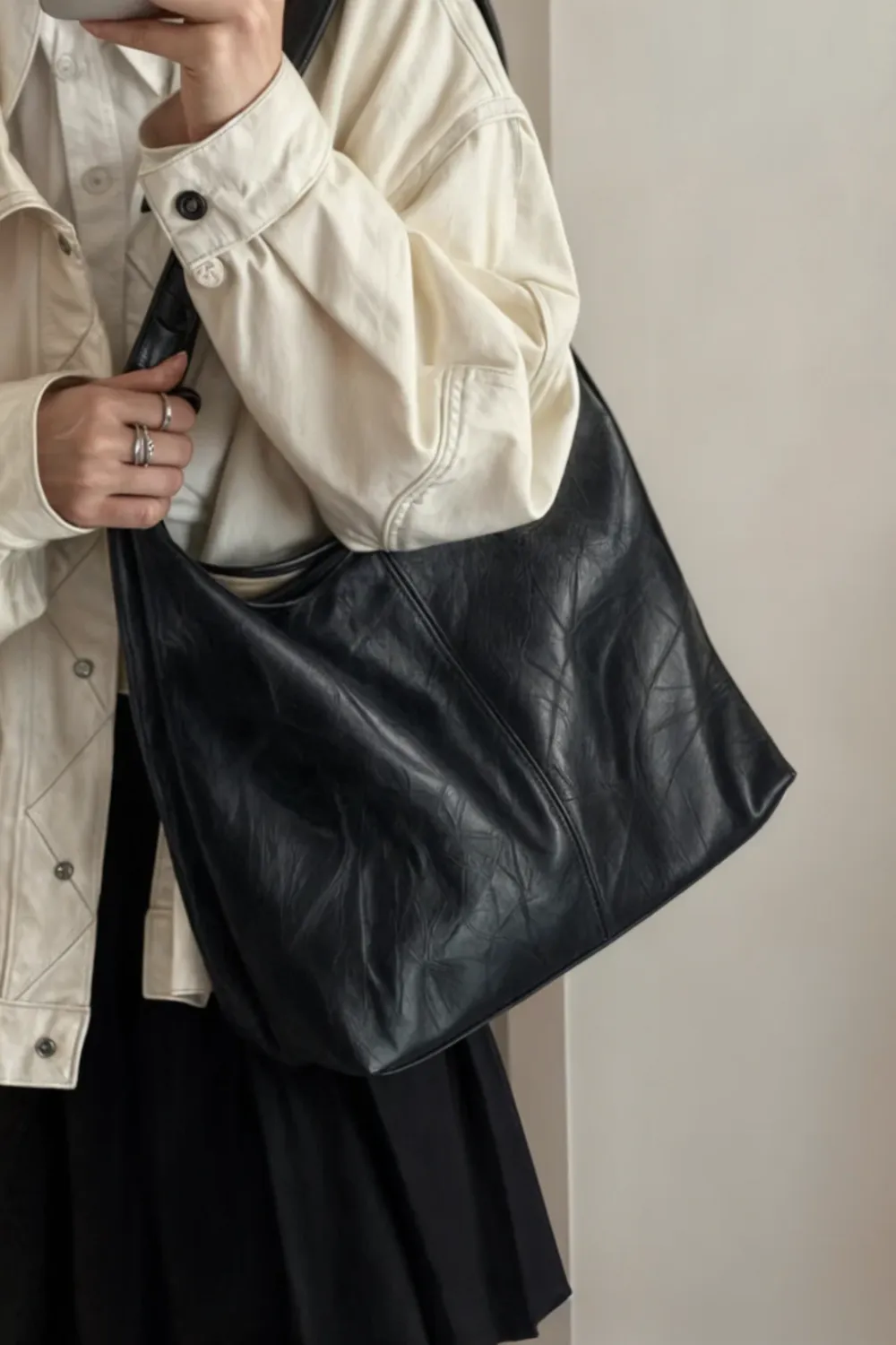 Vegan Leather Tote