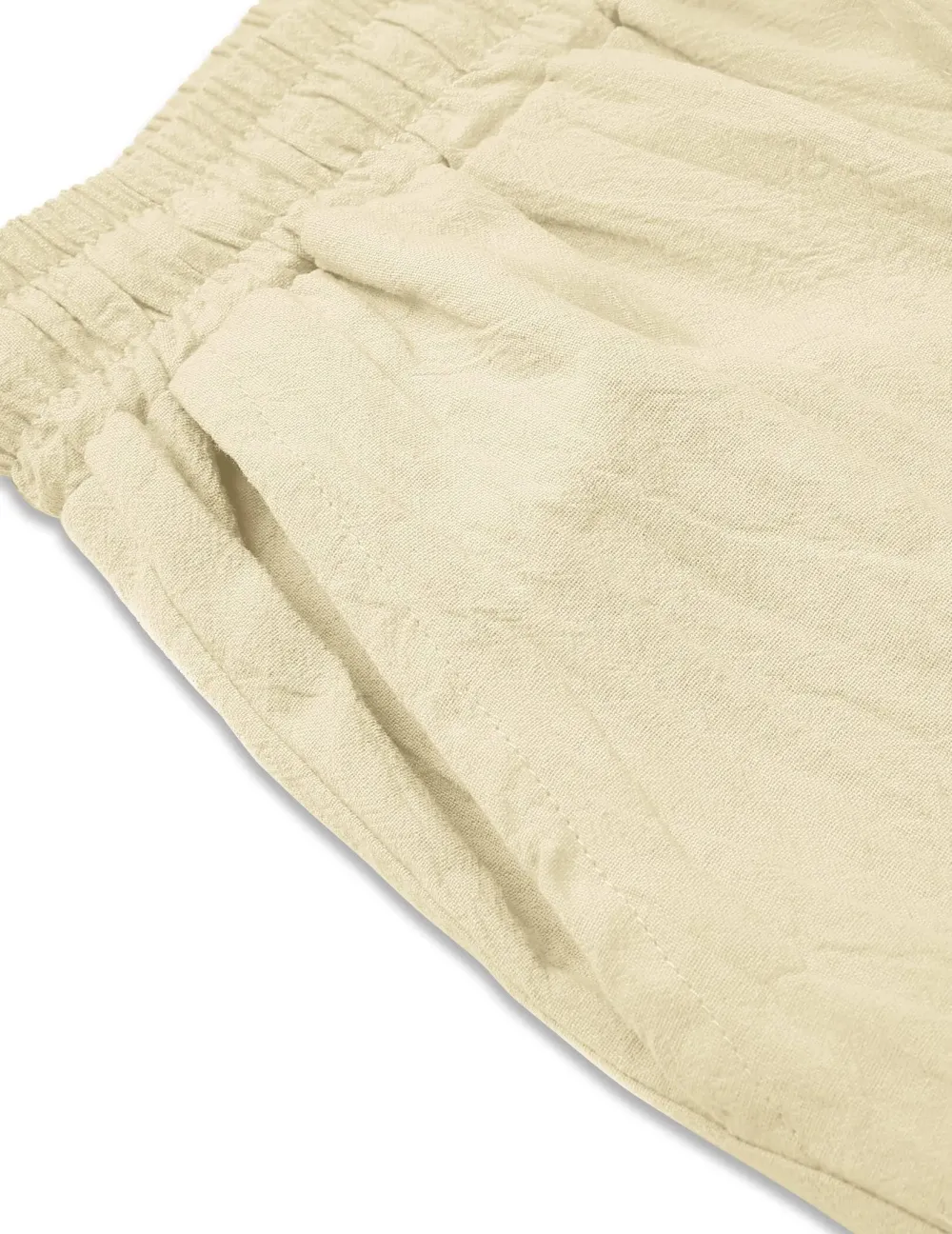 Refined Drawstring Waist Pants