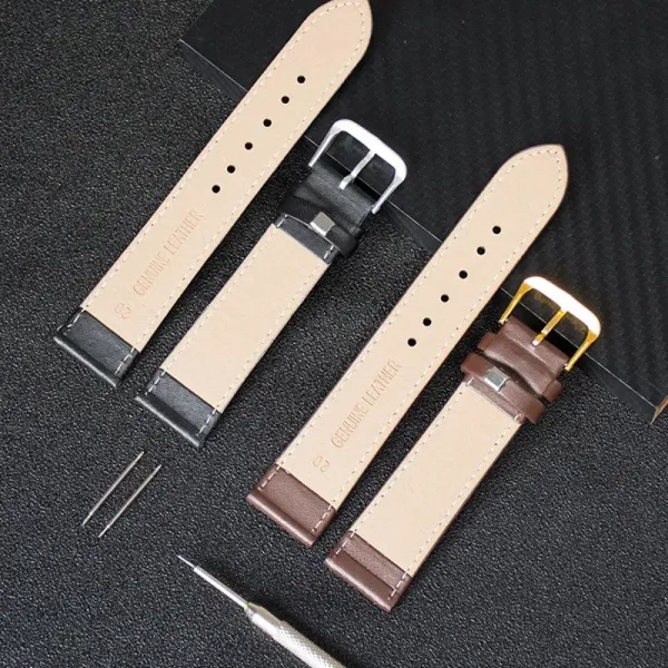 Leather Watch Strap Replacement Band – Adjustable Vintage Wristband