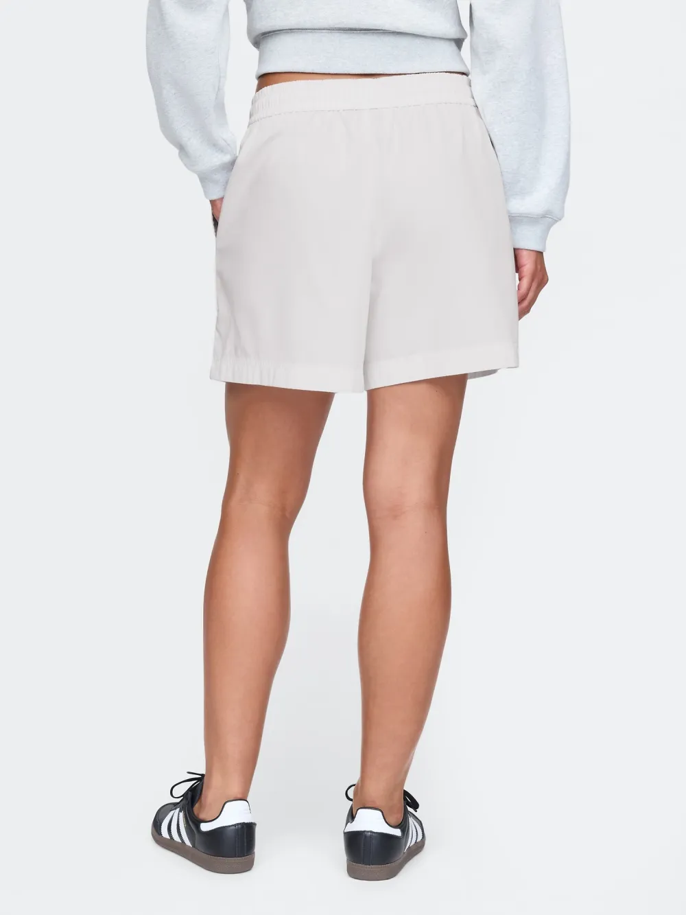 Fine Striped Pure Cotton Shorts