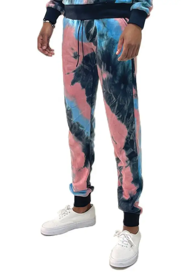 Cotton Tie Dye Sweat Pants
