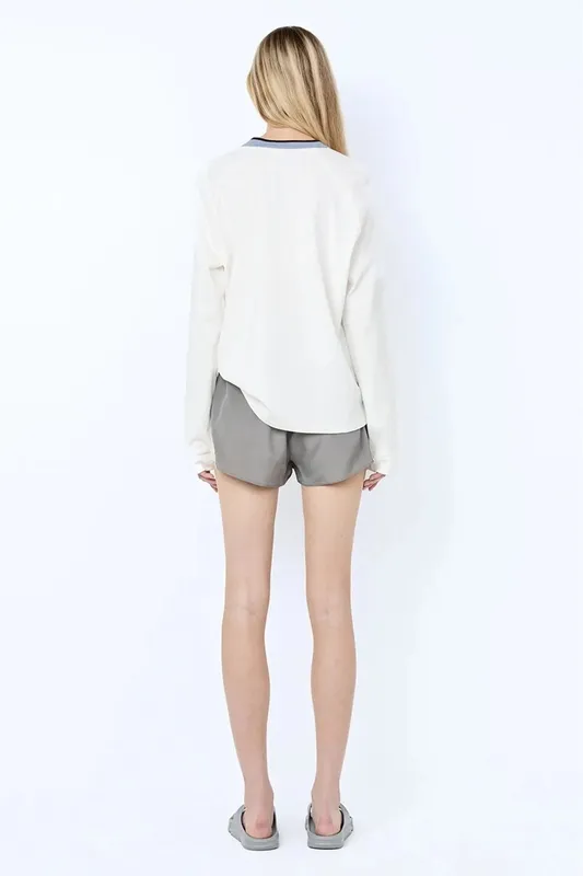 Slate Gray Mini Shorts