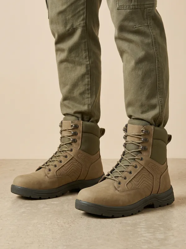 Geometric Tactical Work Boots Canyon