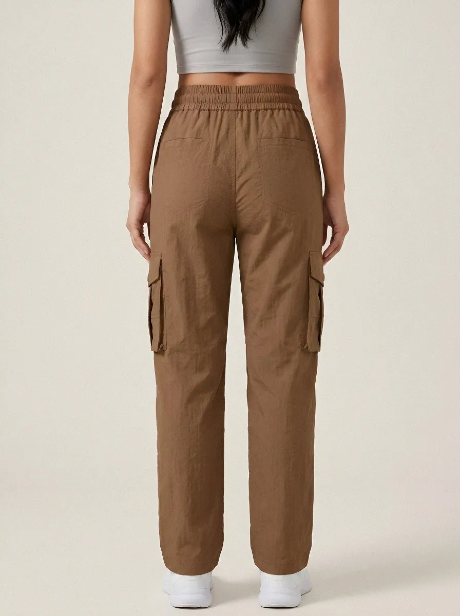 Refined Drawstring Breathable Breathable Cargo Pants