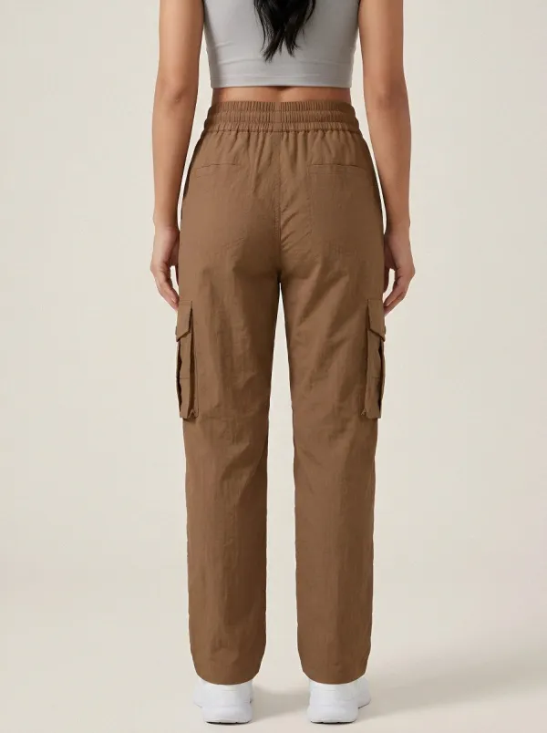 Refined Drawstring Breathable Breathable Cargo Pants