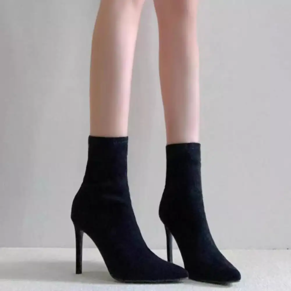 Classic Pointed Toe Stiletto Boots
