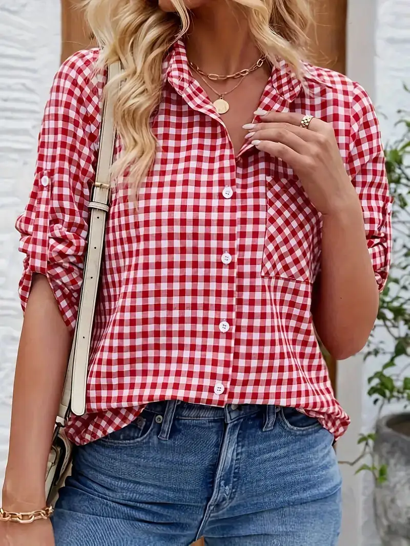 Relaxed Gingham Shirt