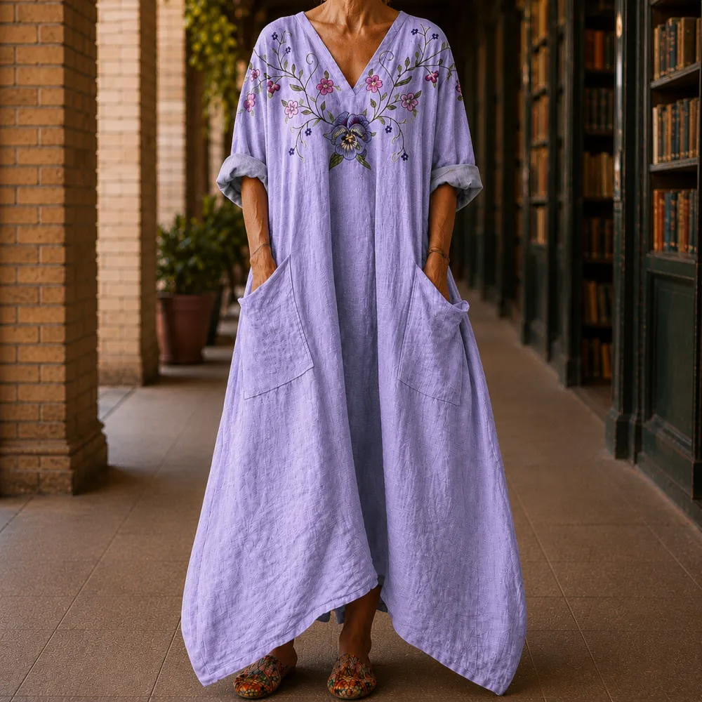 Handkerchief Printed Casual Dress