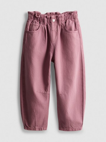 1-9yrs | Pure Cotton Paperbag Barrel Leg Jeans detail 2