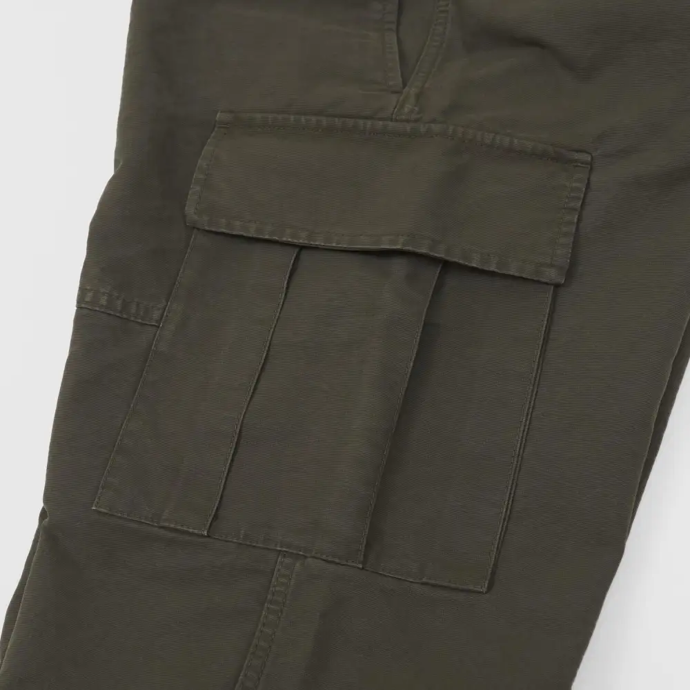 Drawstring Canvas Cargo Pants