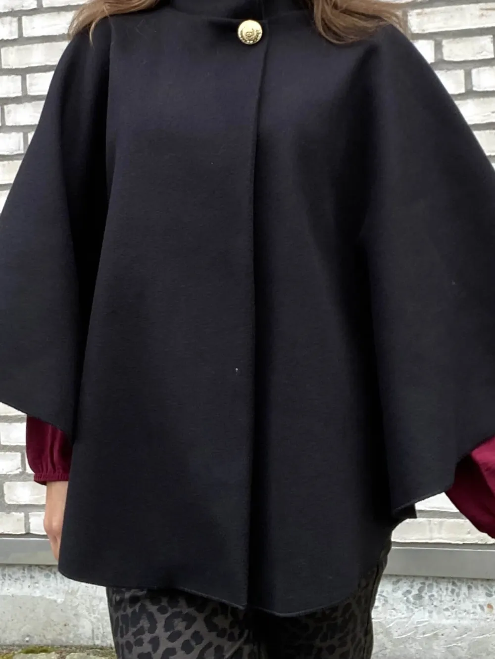Wool Cape Coat