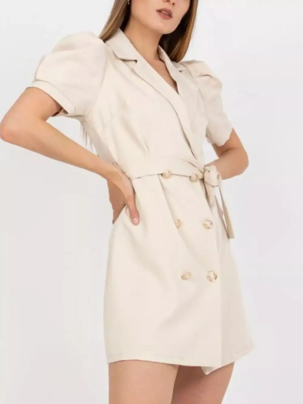 Soft Touch Tie Waist Mini Dress
