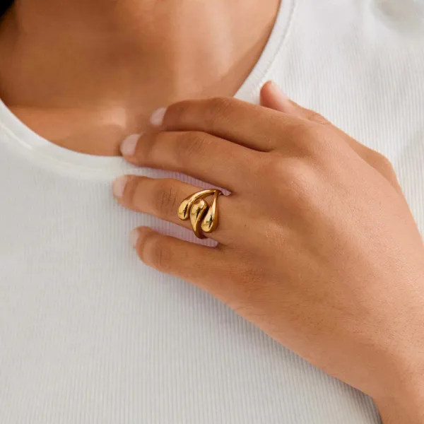 Organic Adjustable Ring